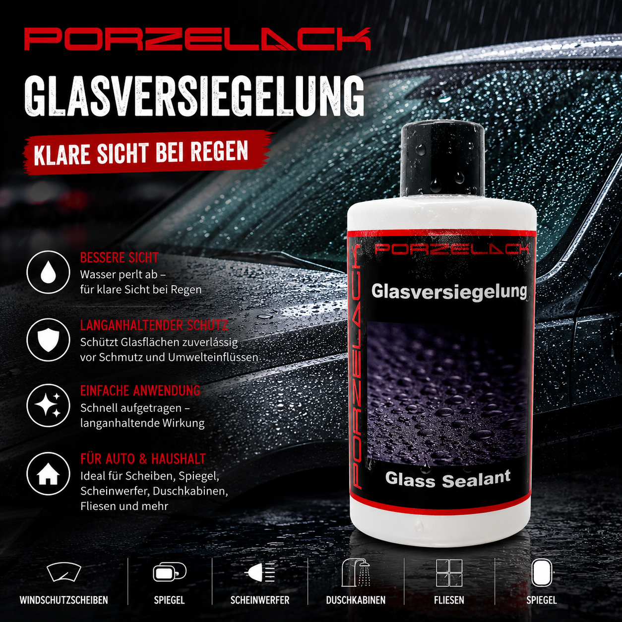 Glasversiegelung